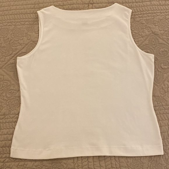 HP🔥 Valerie Stevens Vintage Sequin Sleeveless Cotton Tee - Picture 3 of 8